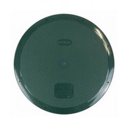 24" RND PLAS COVER GREEN POLYLOK