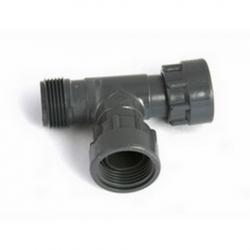 1" SWIVxMxSWIV MANIFOLD TEE