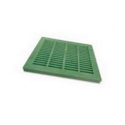 9X9 PLASTIC GRATE GREEN NDS