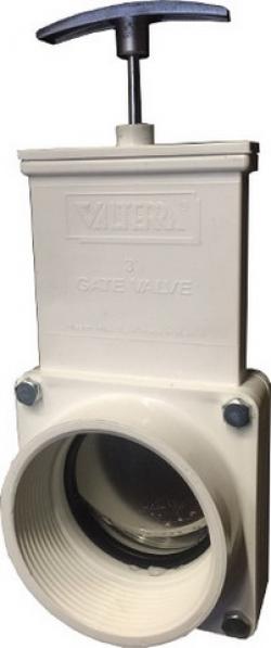 3" FXF SLICE GATE VALVE PVC