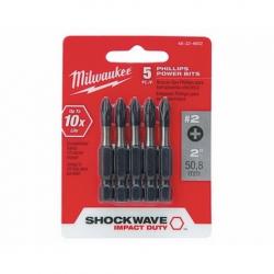 5PK 2" #2 PHILLIPS POWER BIT