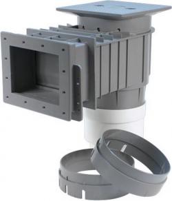 11/2"SMALL VINYL SKIMMER WW GRAY