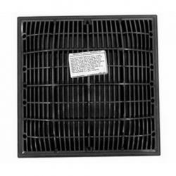 12X12 FRAME & GRATE DARK GRAY WW