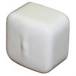 15/8" STRUT END CAP WHITE PLAST