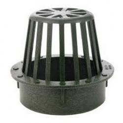 4" ROUND ATRIUM GRATE BLACK NDS