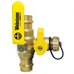 1" PRESS BALL VALVE W/PURGE