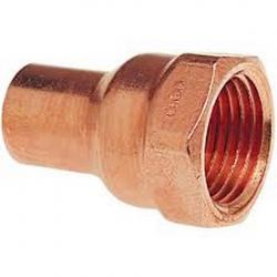 3/4"x1" CxF Female Adapter Copper