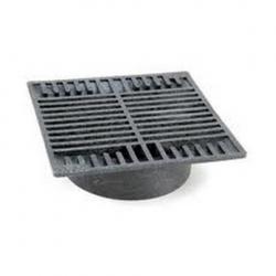 8X8 GRATE X 6" PIPE BLACK NDS
