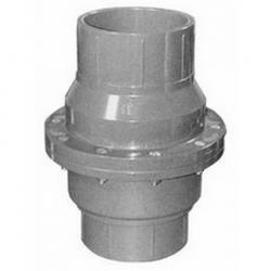 4" SXS SWING CHECK PVC GRAY