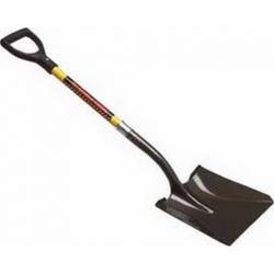 SQUARE POINT SHOVEL W/FBG D-HAND