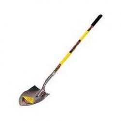 HD RND POINT SHOVEL W/FBG HANDLE
