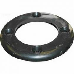 RETURN FACE PLATE BLACK NOTCHED