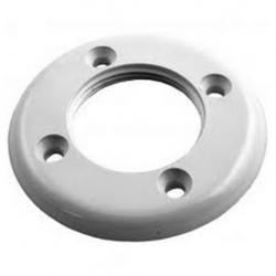 RETURN FACE PLATE WHITE THREADED