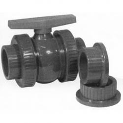 11/2" SLIP/THR 2UNION VALVE DURA