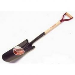 DRAIN SPADE SHOVEL W/WOOD D-HAND