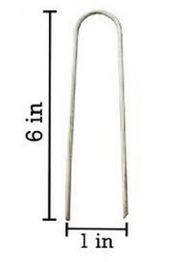 1000PK BULK 6" SOD STAPLE NDS