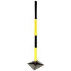 8"x8" TAMPER W/FBG HANDLE