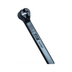 100PK 8" CABLE TIE BLACK SS-CLIP