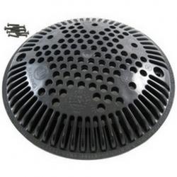 2PK MAIN DRAIN GRATE BLK HAYWARD