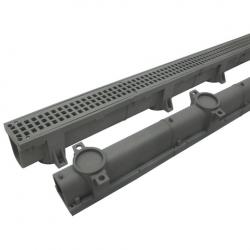 3"X4' POLYLOK CHANNEL GRAY