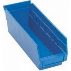 12"Lx4"Wx4"H STORAGE BIN BLUE