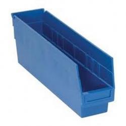 18"Lx4"Wx6"H STORAGE BIN BLUE