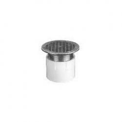 5"RND NICKEL DRAIN x 3"PVC BODY