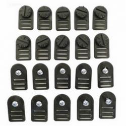10PK SOLAR COVER STRAP FASTENERS
