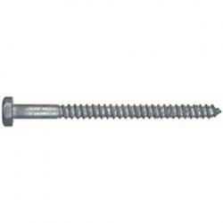 100PK LAG SCREW 1/4X1