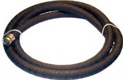 2X20 BLACK SUCTION HOSE W/CPLG