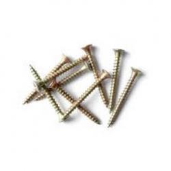 5PK BRASS WOOD DECK SCREW