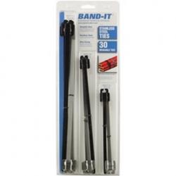 30PK ASST STAINLESS CABLE TIE