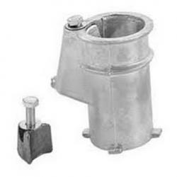 4" DEEP LADDER SOCKET ALUMINUM