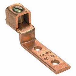 TWO HOLE COPPER GROUNDING LUG