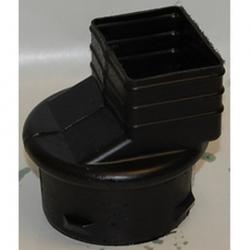 4" ADS TO 2"X3" DOWNSPOUT