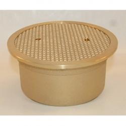 4" BRASS DECK PLATE CLEANOUT