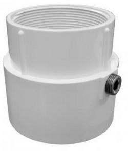 2"PVCx2"SPUD GRATE ADAPT W/TP