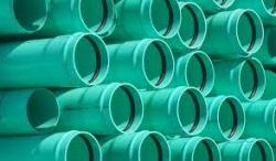 6"X10' SDR35 SOLID PIPE GREEN SW