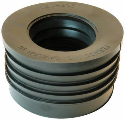 3" Donut (3" Service Weight Cast Iron Hub X 3" SCH40 PVC, SCH40 Steel, or XH Soil Pipe) 