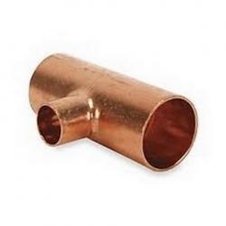 3/4"x3/4"x1/2" CxCxC Tee Copper