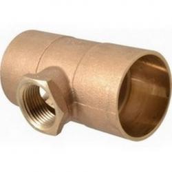 3/4"x3/4"x1/2" CxCxF Tee Copper