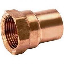 1" CxF Female Adapter Copper