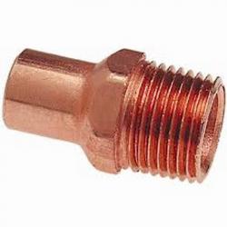 3/4"x1" CxM Male Adapter Copper