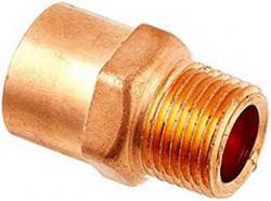 1"x3/4" CxM Male Adapter Copper