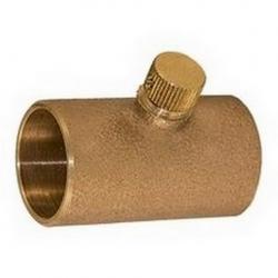 1/2" Copper X Copper Coupling With Drain