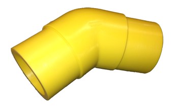 4" IPS 45 ELL BF GAS SDR11