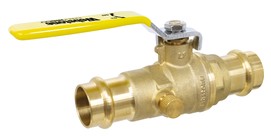 3/4" PRESS BALL VALVE W/ DRAIN