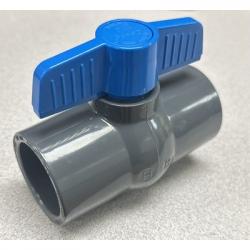2" SXS BALL VALVE SCH80 PVC