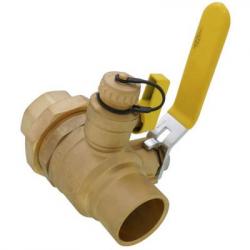 11/2" ISO VALVE W/UNION NPTxSWT