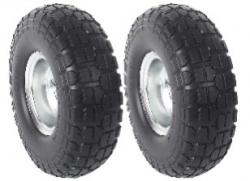 2PK SOLID RUBBER HAND TRUCK TIRE